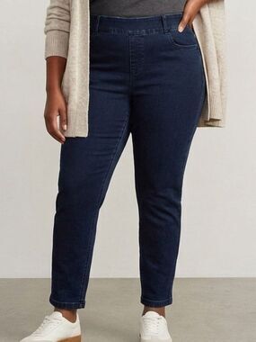 FRANKIE & STELLA Jeaniologie Jeans Size 22W Stretch Pull On